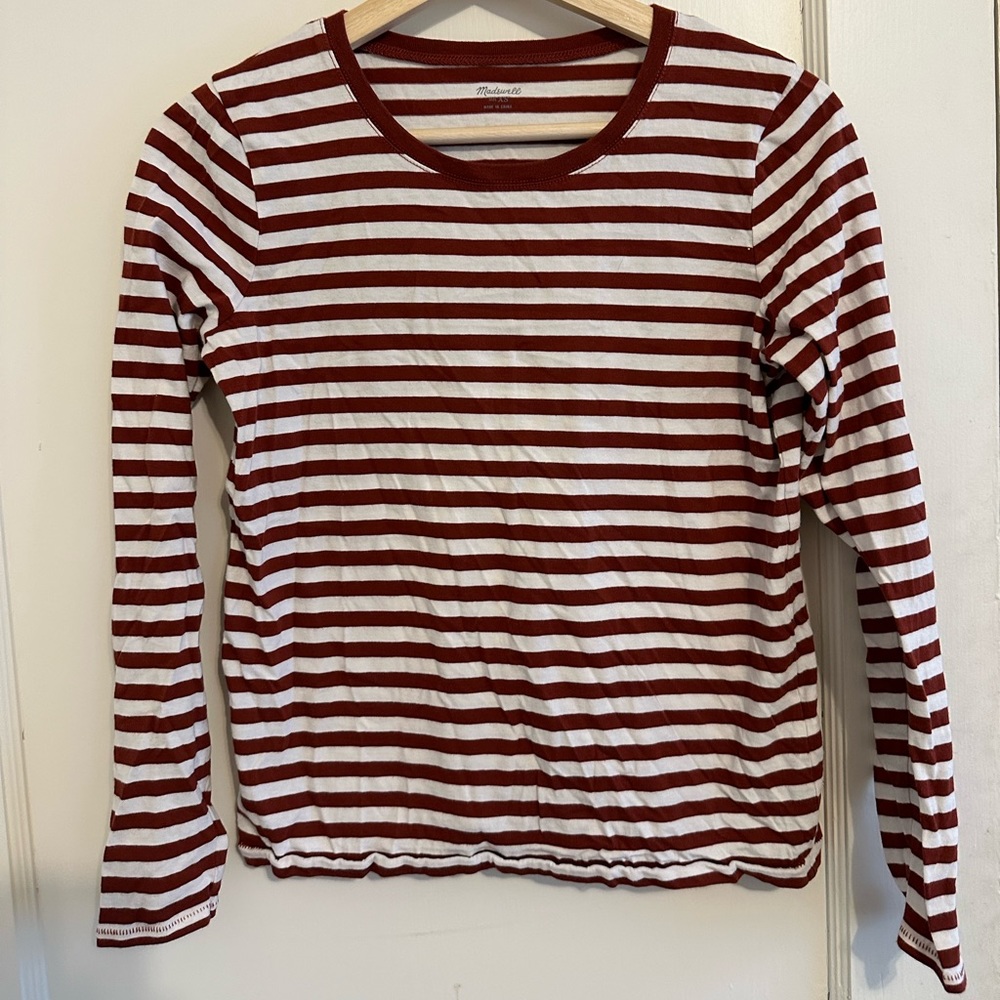 Madewell Stripped Long Sleeve Shirt